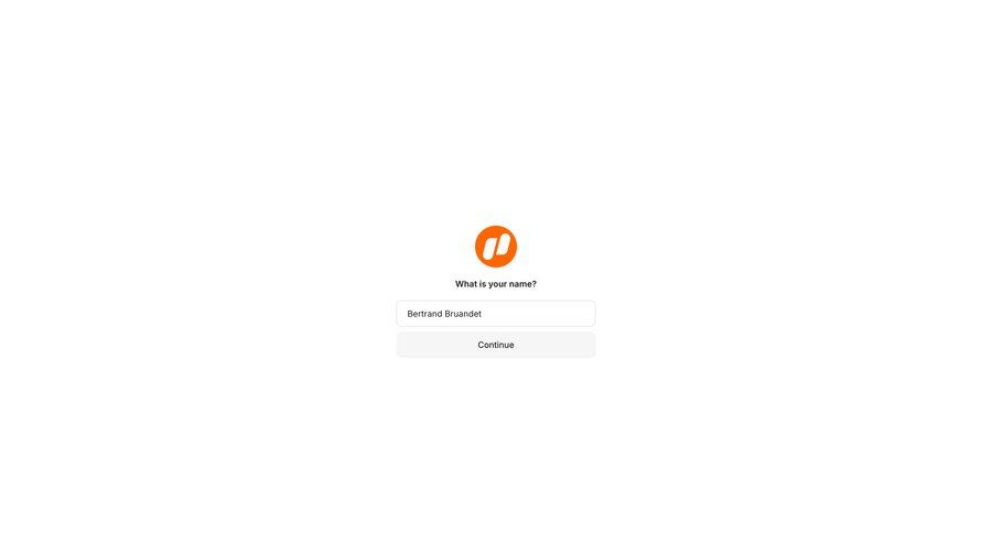 Workflow screen example