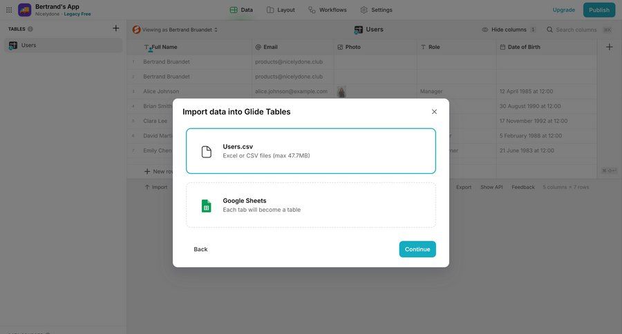 Glide
			   ux ui design