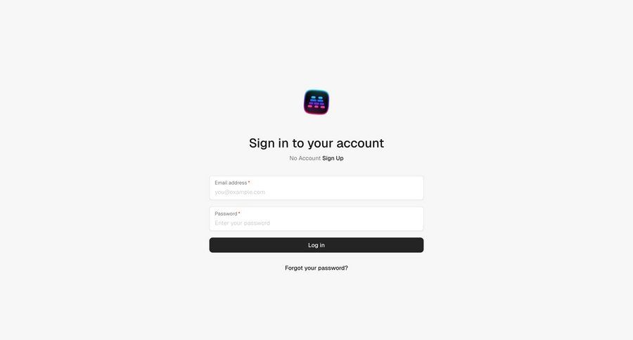 Maybe Finance
				signin ui page example
