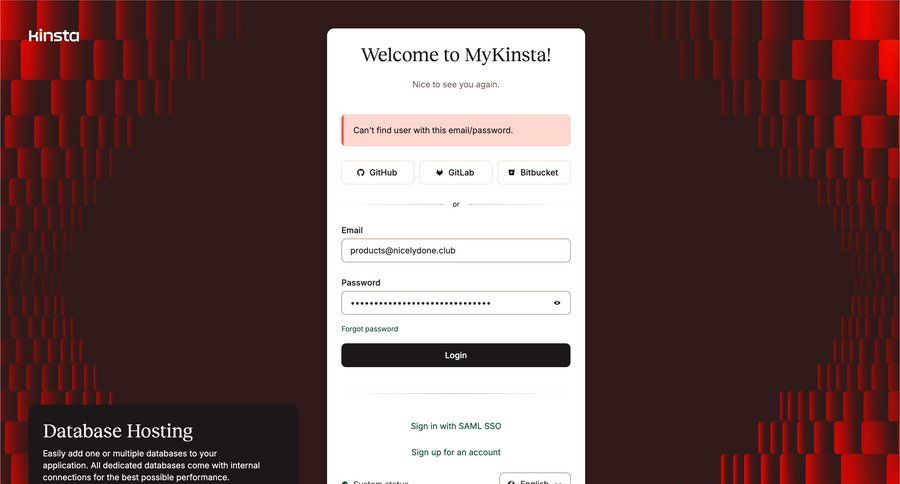 Kinsta
				signin page example