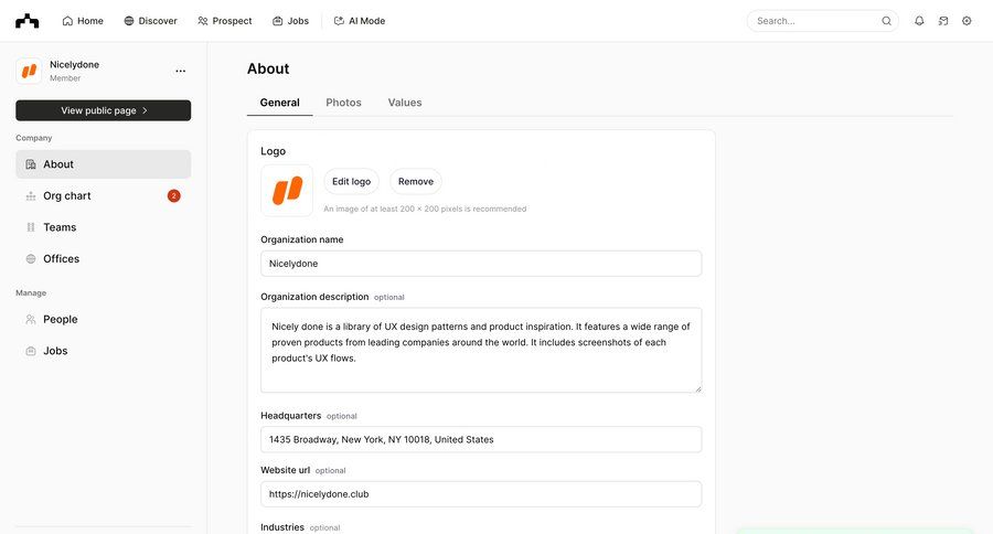 The org
			      ux ui design