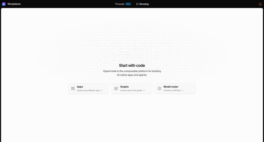 Hypermode
			   ux ui design
