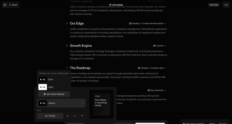 Chronicle
			 ux ui design