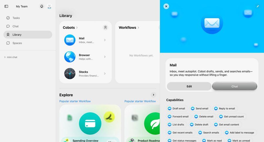 Cobot
				settings ui page example