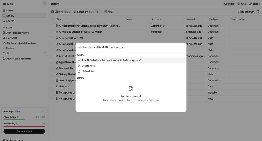 Anara screen example