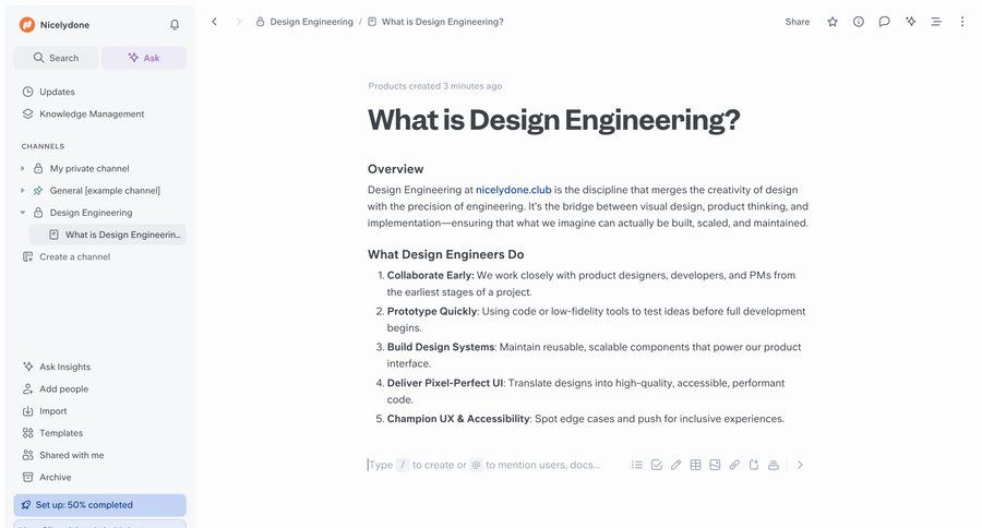 Slite
			     ux ui design