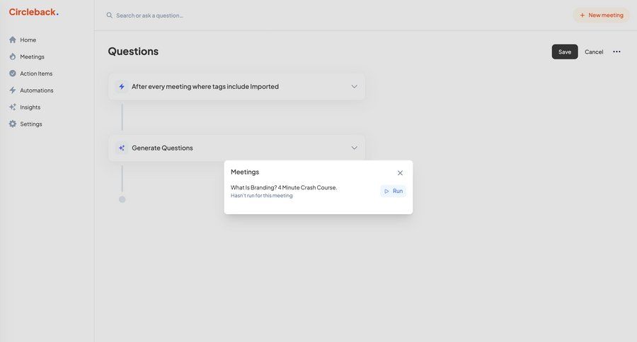 Circleback
			  ux ui design