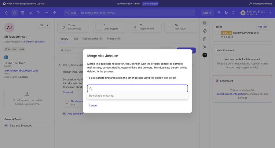 Capsule
			 ux ui design