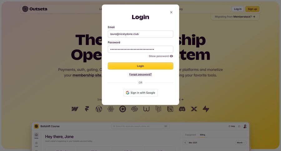 Outseta
				modal & popover page example