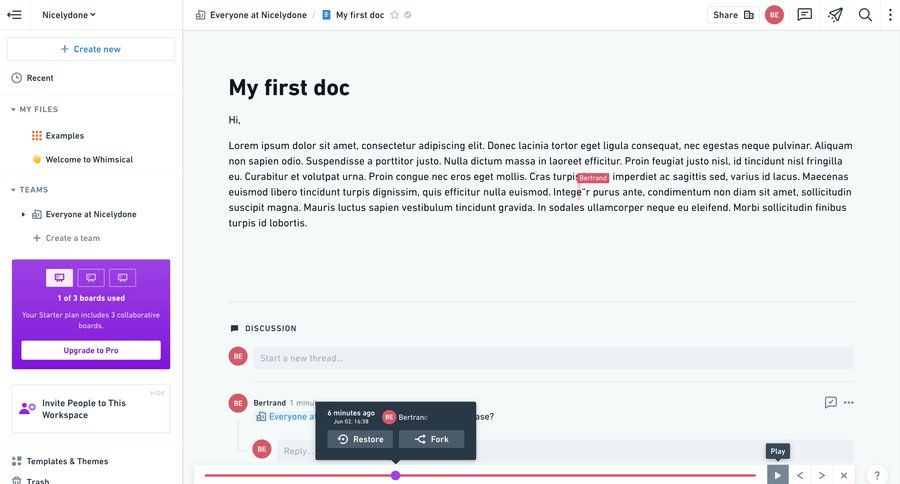 History page design examples from Saas web applications | Nicelydone
