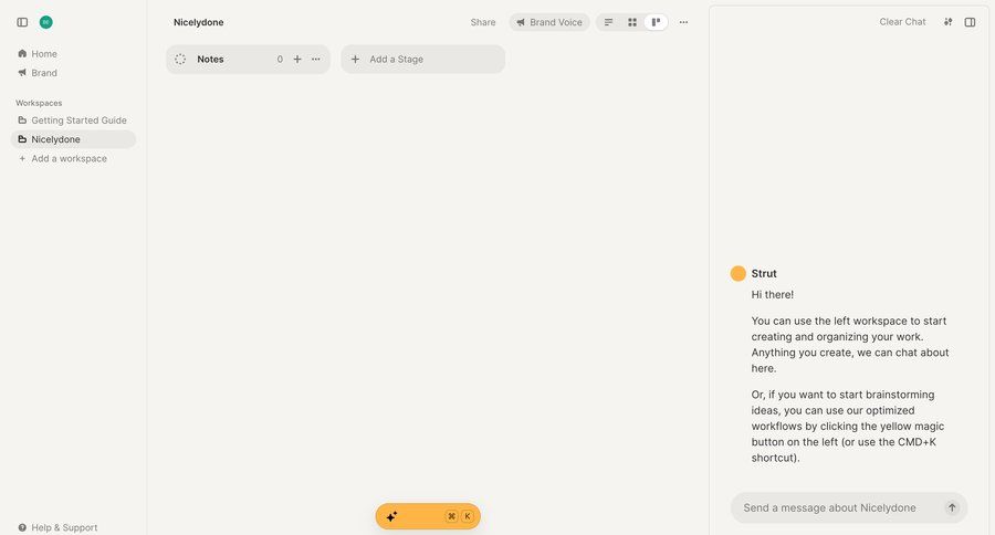 Strut
			              ux ui design