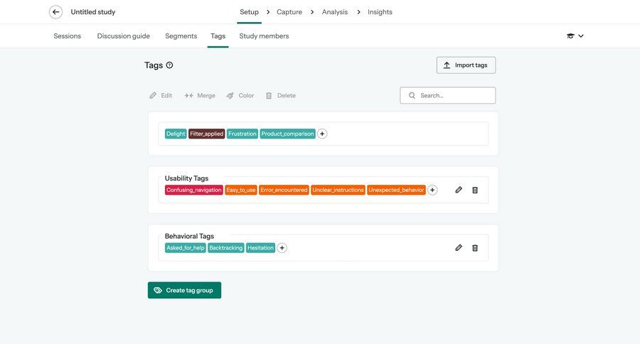 Optimal screen example