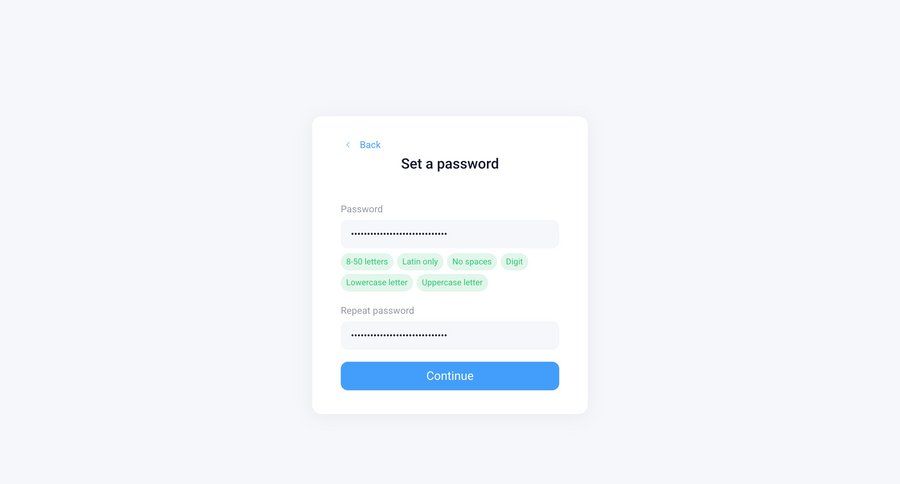 Orchestra
				signin page example
