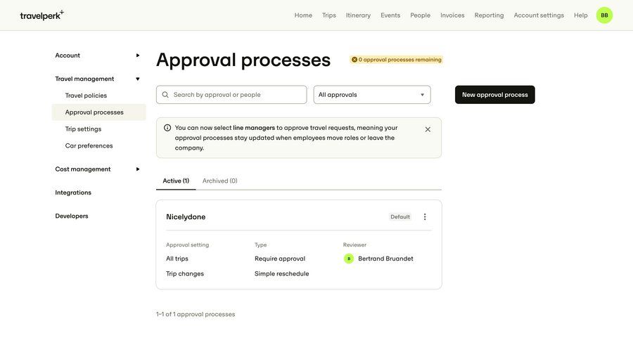 Travelperk screen example