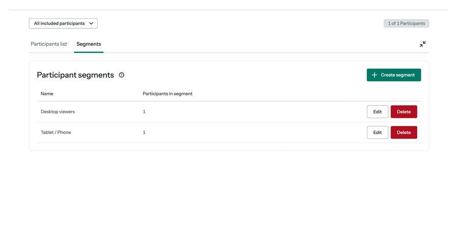 Optimal screen example