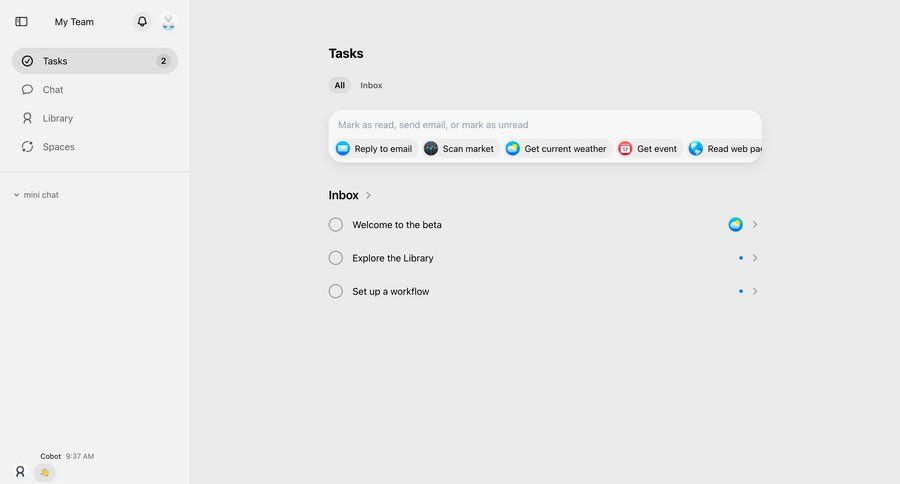 Cobot
			  ux ui design