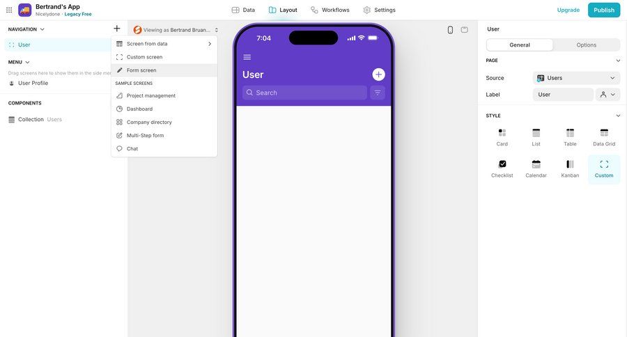 Glide
			     ux ui design