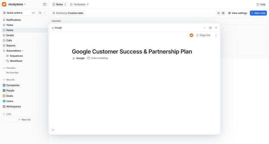 Attio
				list ui page example