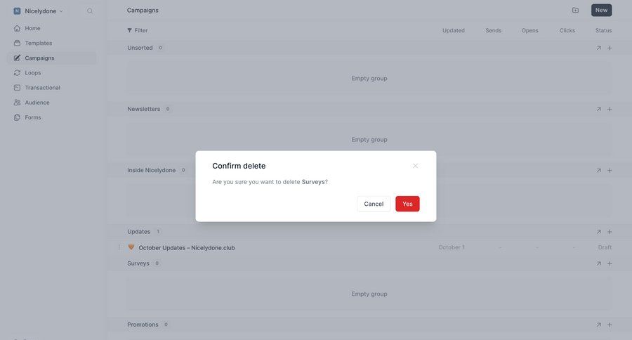 Loops
				modal & popover ui page example