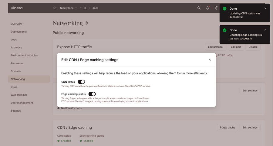 Kinsta
				settings ui page example