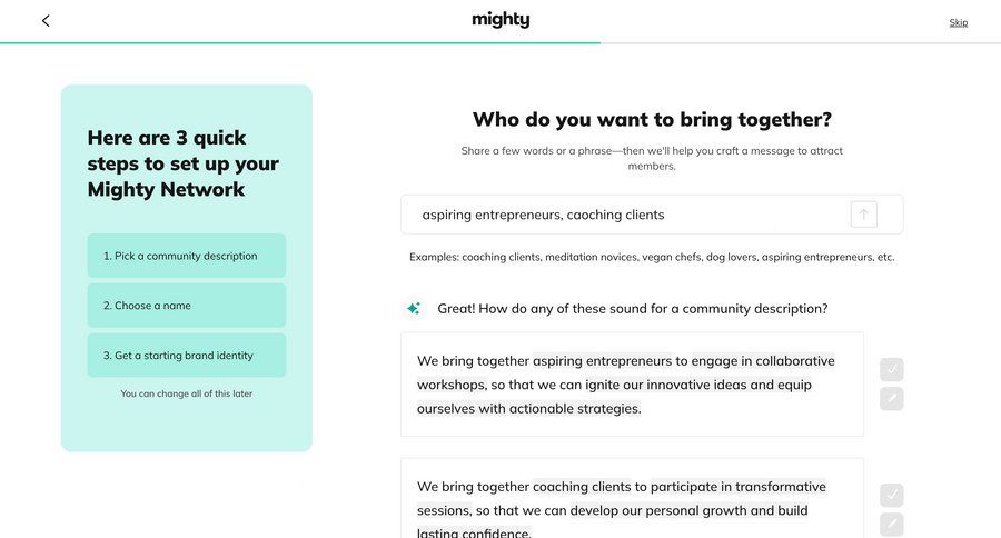 Mighty
				create ui page example