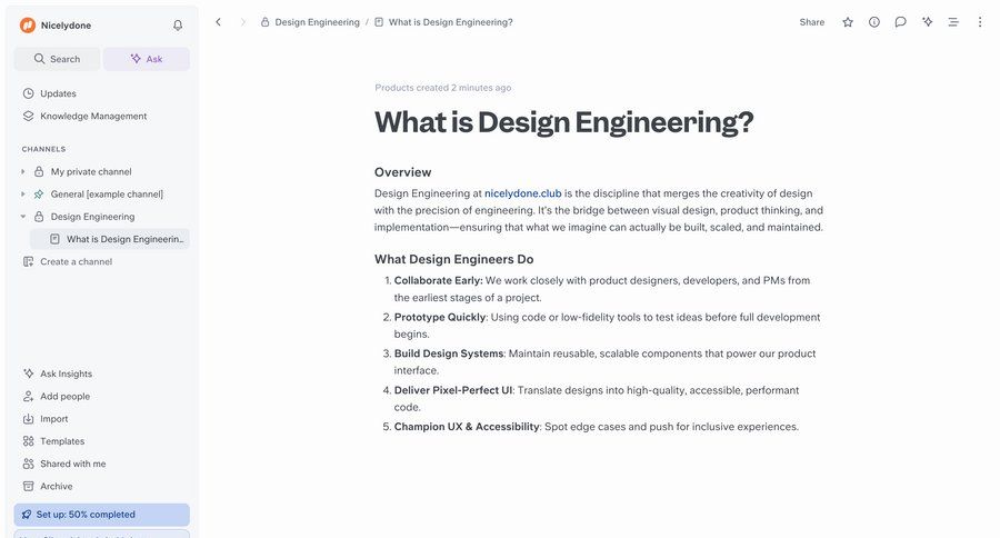 Slite
			     ux ui design