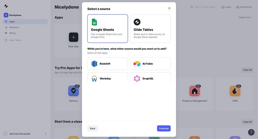 Glide
			  ux ui design
