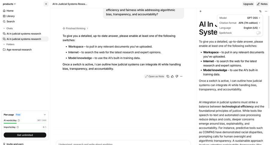 Anara screen example