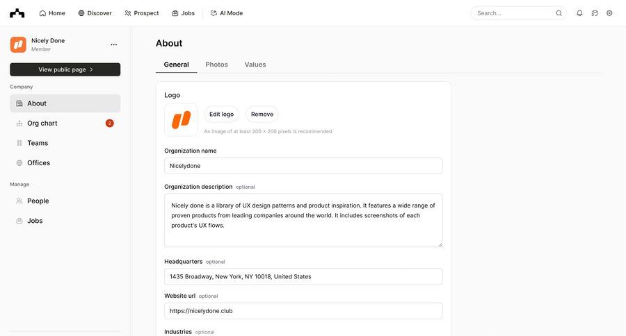 The org
			         ux ui design