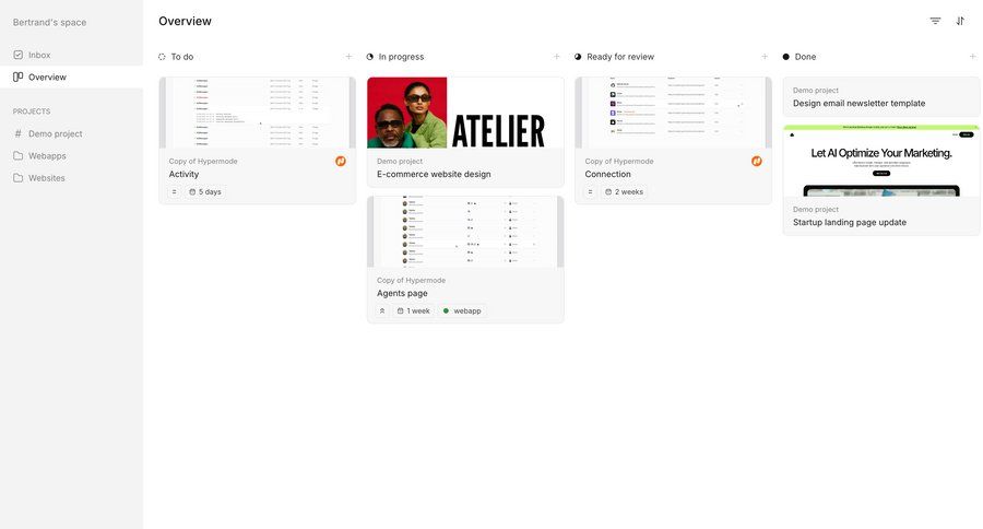 Workflow
			    ux ui design
