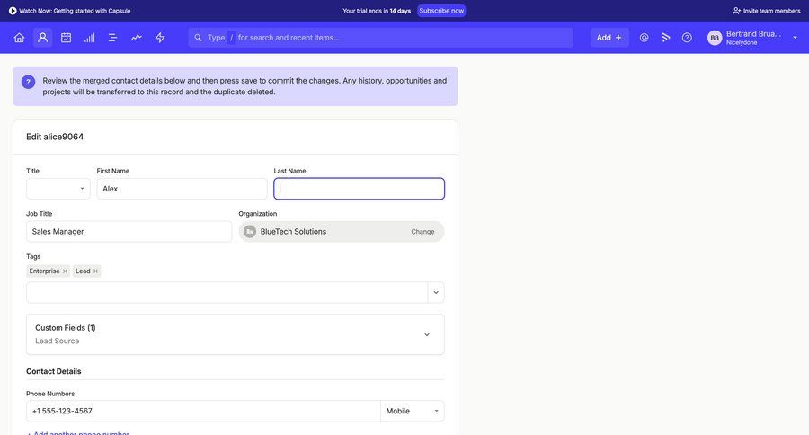 Capsule
			   ux ui design