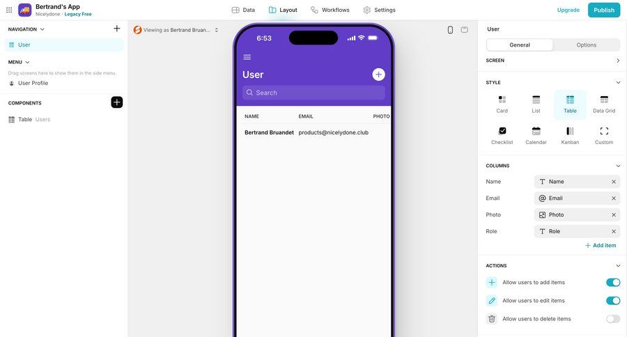Glide
			     ux ui design