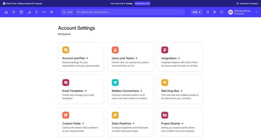 Capsule
			    ux ui design