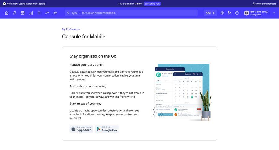 Capsule
			 task management mobile ui page example