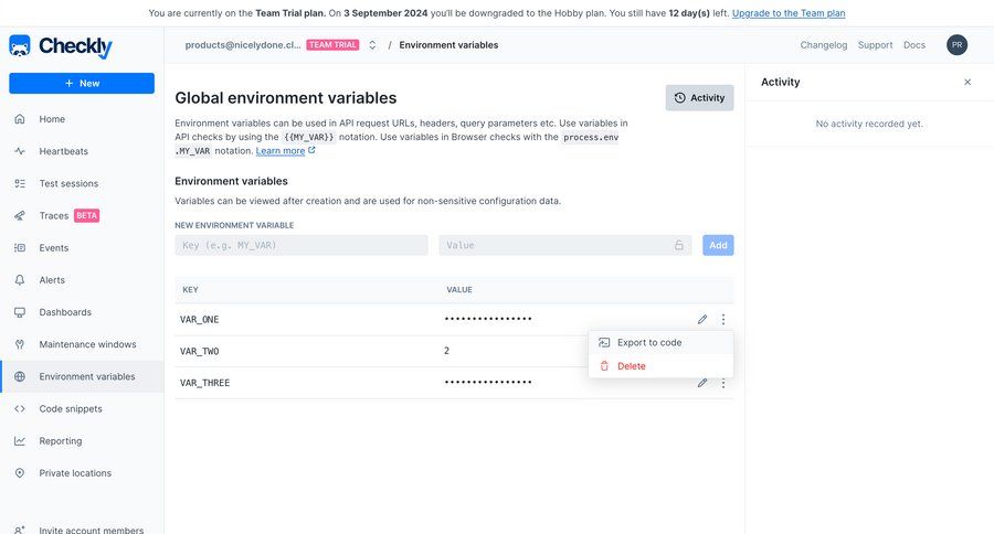 Checkly
			            ux ui design