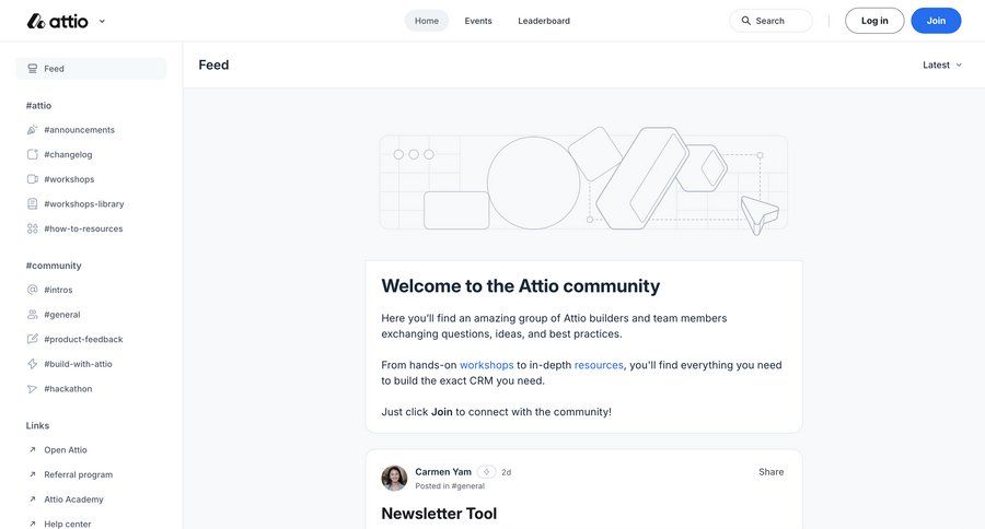 Attio
				signin ui page example
