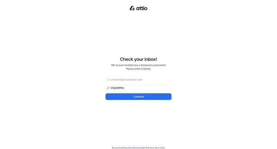 Attio
				signin page example