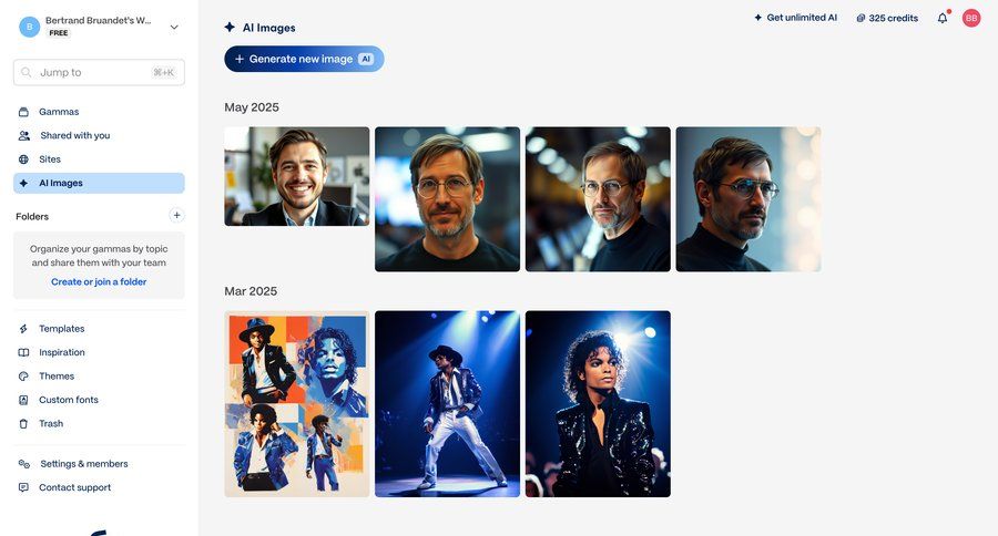 Gamma screen example