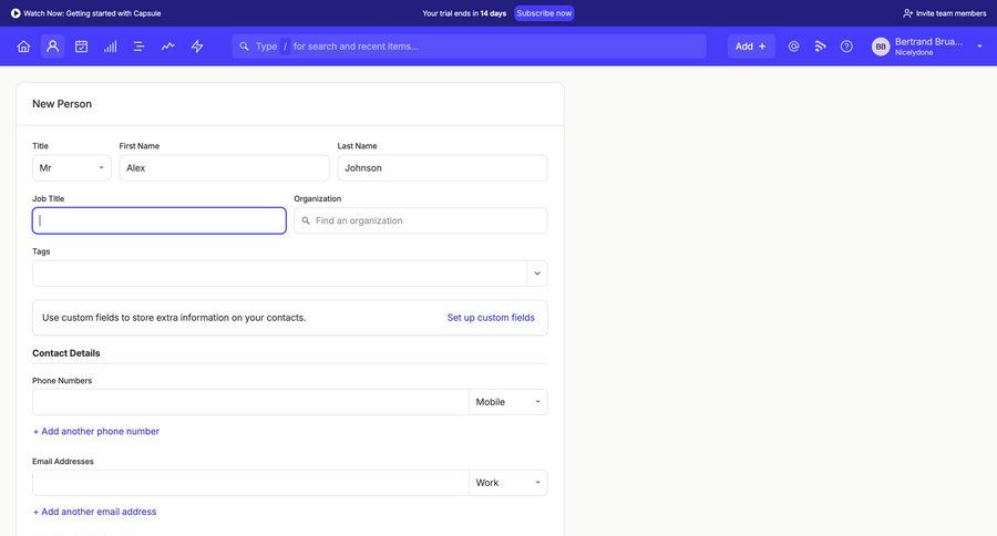 Capsule
			   ux ui design