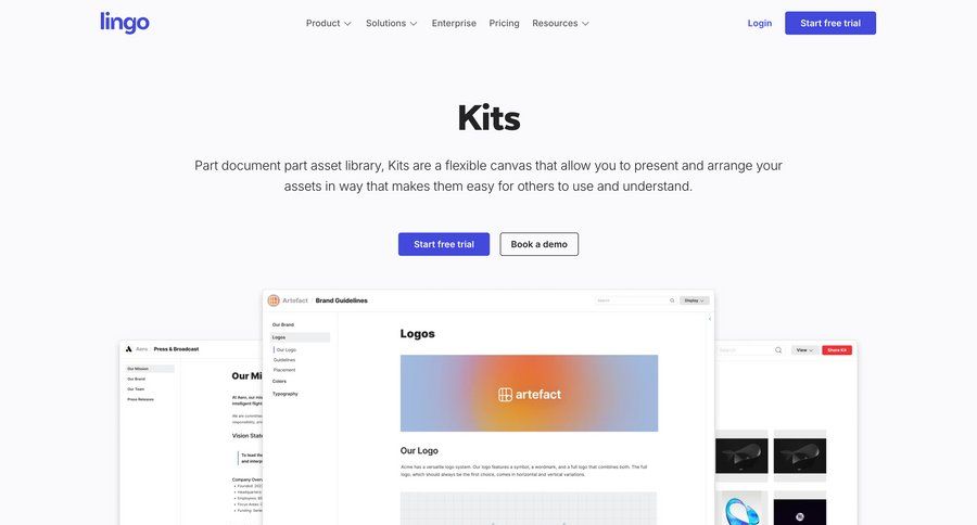 Lingo
				product page page example