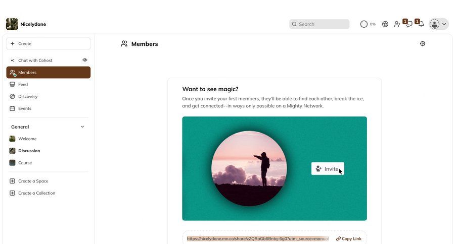 Mighty screen example