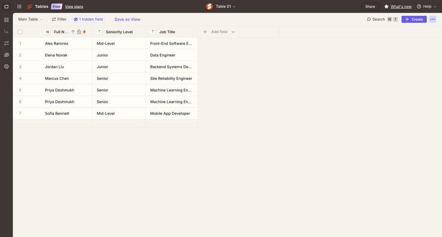 Zapier screen example