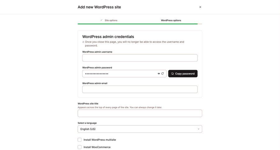 Kinsta screen example