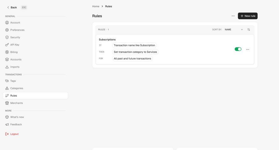 Maybe Finance screen example