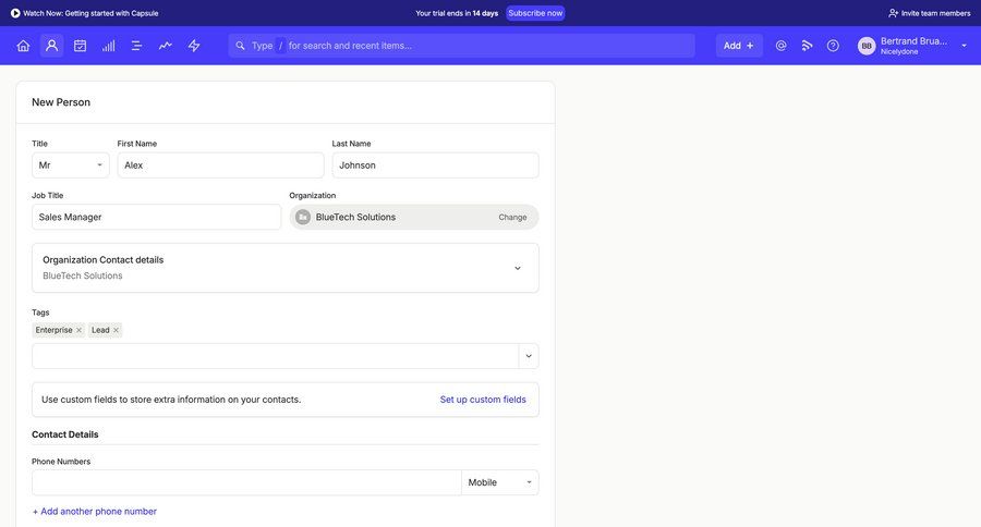Capsule
			   ux ui design