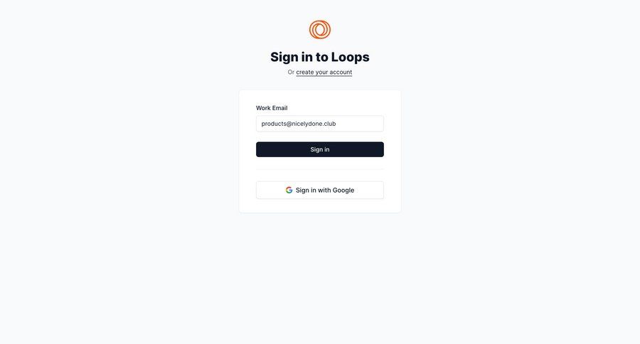 Loops
				signin page example