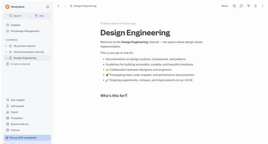 Slite
			     ux ui design