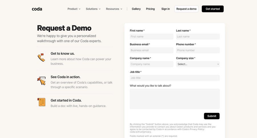 Coda
			 ux ui design