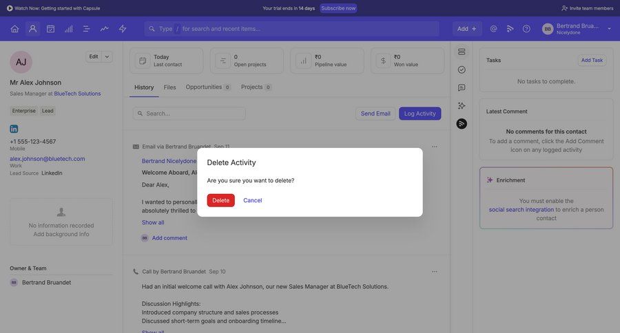 Capsule
			     ux ui design