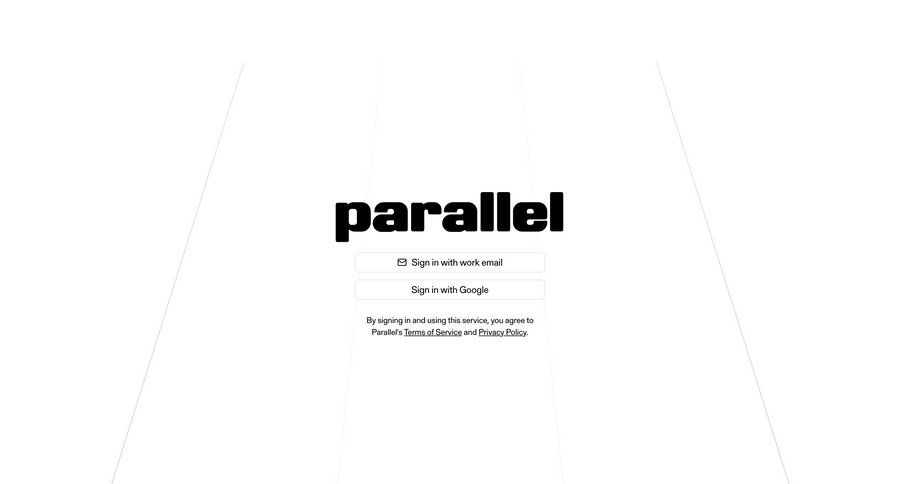 Parallel
				signin page example